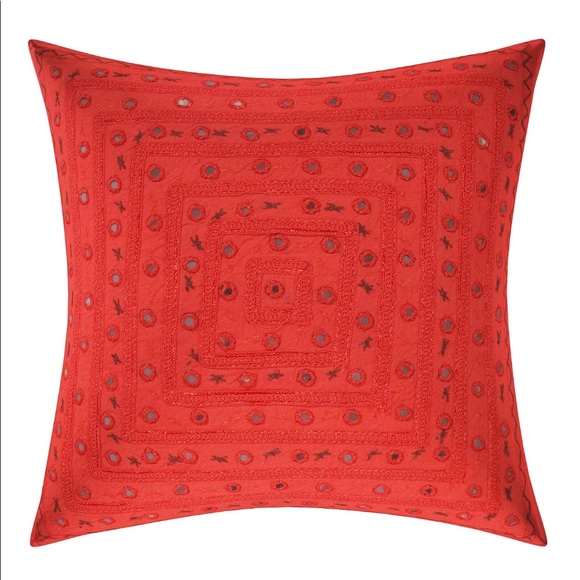 New Dark Red Embroidered Covers (Set of 2) ♥️ - Picture 8 of 11